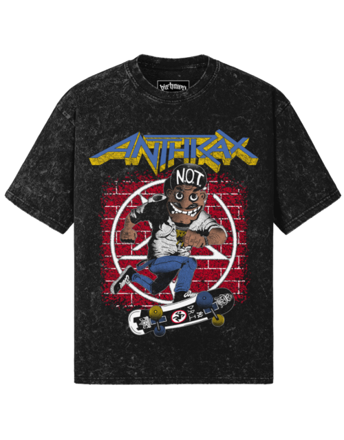 Anthrax v1 260GSM Unisex Snow Wash T-shirt