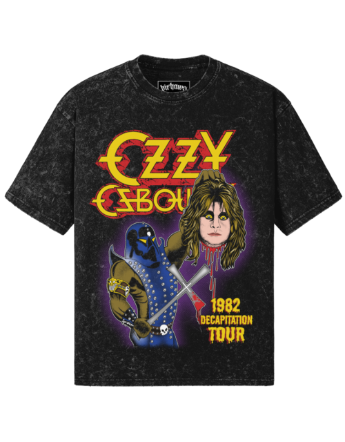 Ozzy Osbourne v2 260GSM Unisex Snow Wash T-shirt
