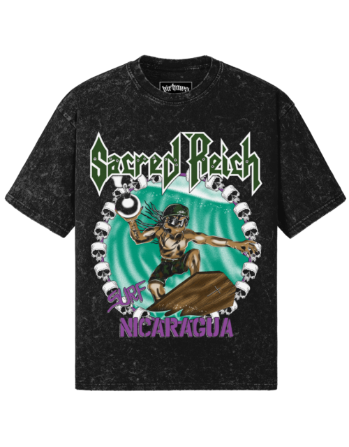 Sacred Reich v3 260GSM Unisex Snow Wash T-shirt