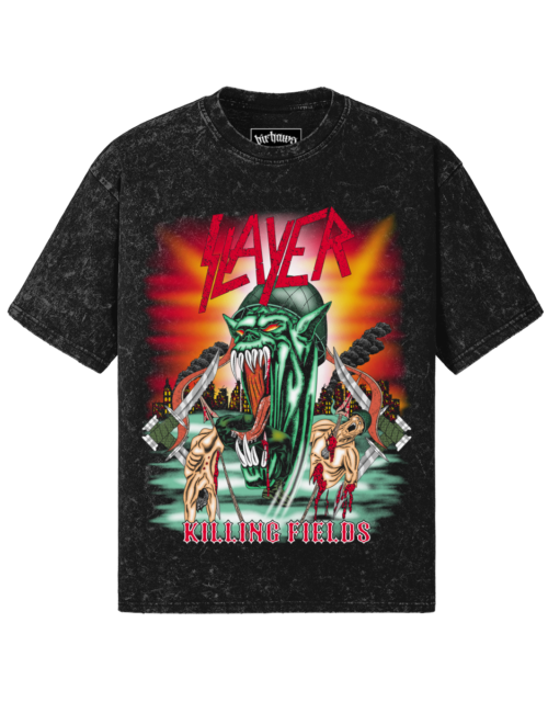 Slayer v4 260GSM Unisex Snow Wash T-shirt
