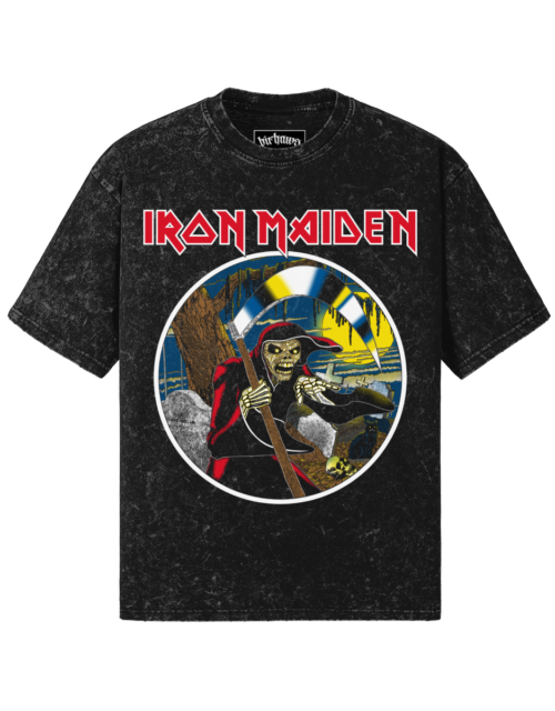Iron Maiden v1 260GSM Unisex Snow Wash T-shirt