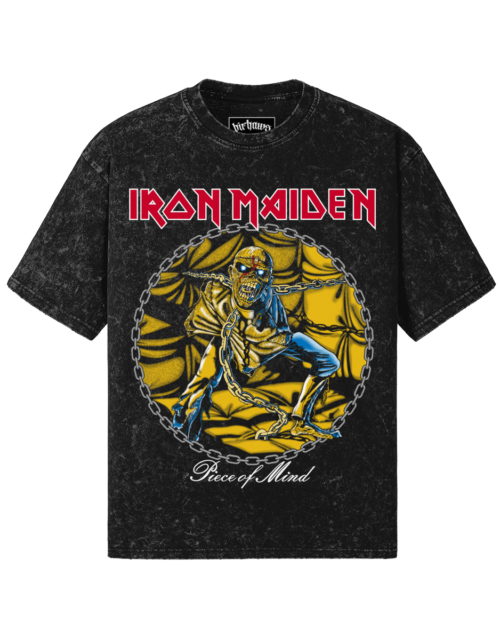 Iron Maiden v2 260GSM Unisex Snow Wash T-shirt