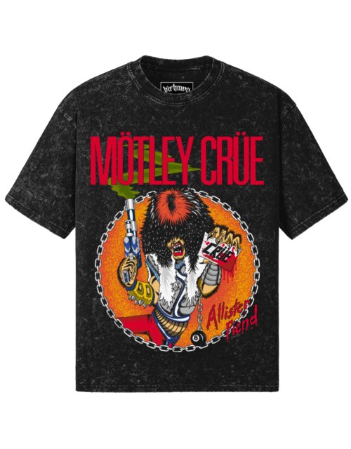 Motley Crue v4 260GSM Unisex Snow Wash T-shirt