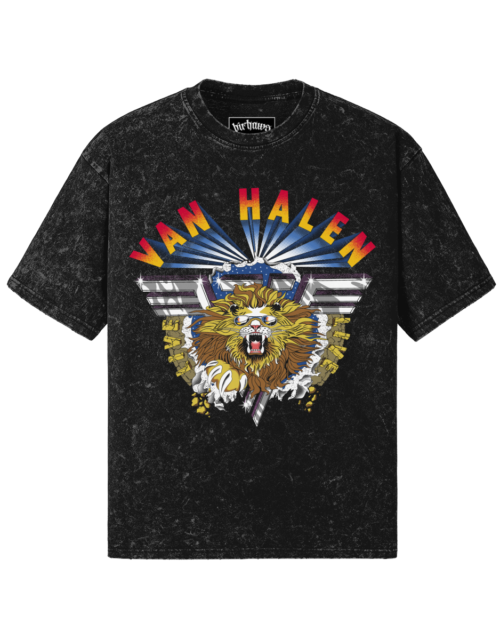 Van Halen v1 260GSM Unisex Snow Wash T-shirt