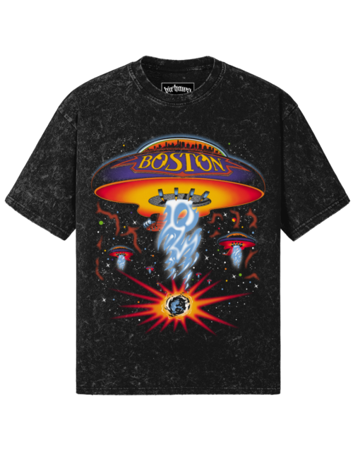 Boston v1 260GSM Unisex Snow Wash T-shirt