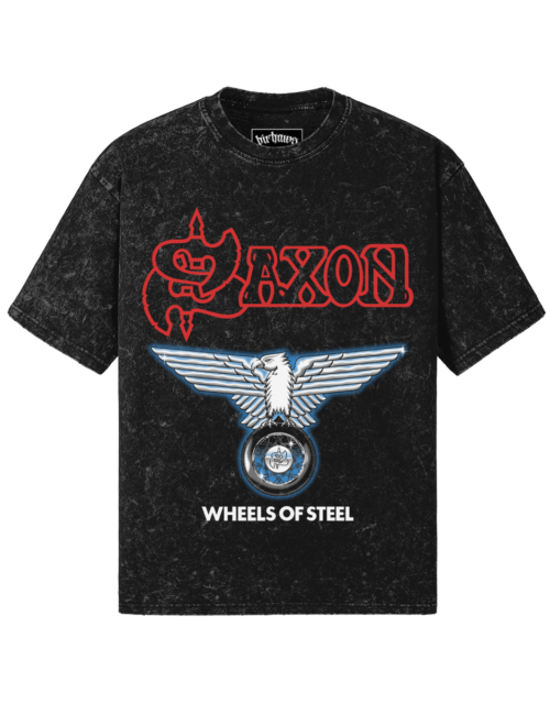 Saxon v1 260GSM Unisex Snow Wash T-shirt