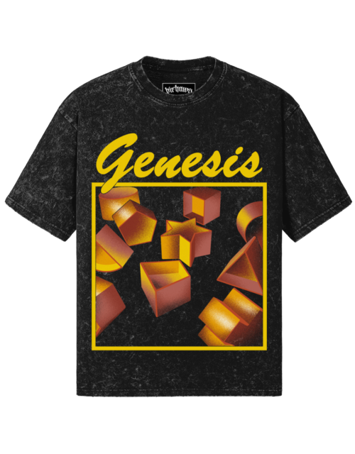 Genesis v1 260GSM Unisex Snow Wash T-shirt