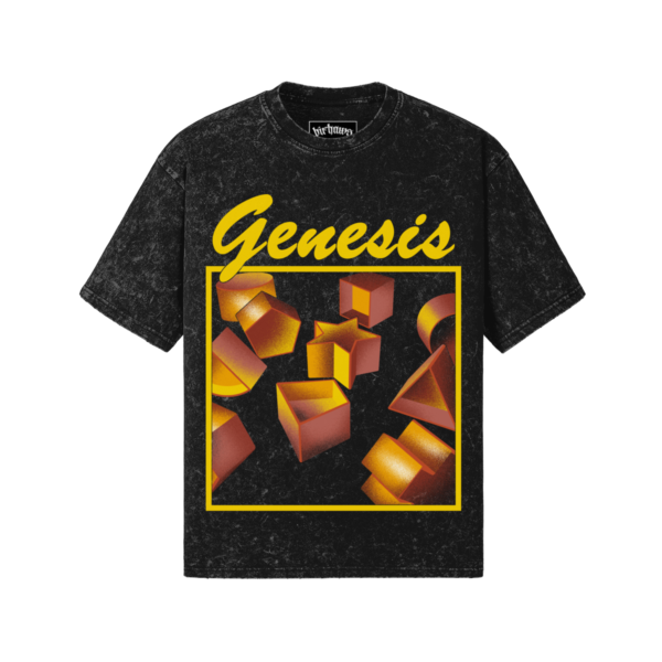 Genesis v1 260GSM Unisex Snow Wash T-shirt