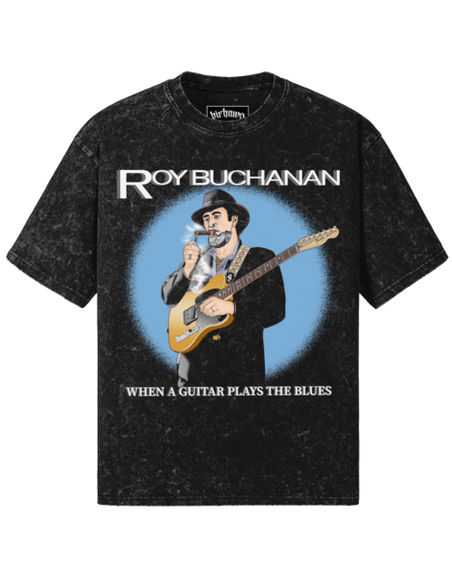 Roy Buchanan v1 260GSM Unisex Snow Wash T-shirt